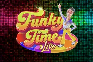 Imagem vibrante e divertida do jogo Funky Time, refletindo seu tema alegre e energético.