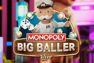 Imagem temática e atraente do jogo Monopoly Big Baller, inspirada no clássico jogo de tabuleiro.